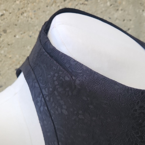 Tahari black pencil dress with peplum - Picture 6 of 14